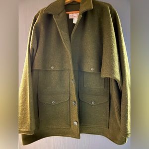 Filson Mens Wool Mackinaw Cruiser Jacket vintage